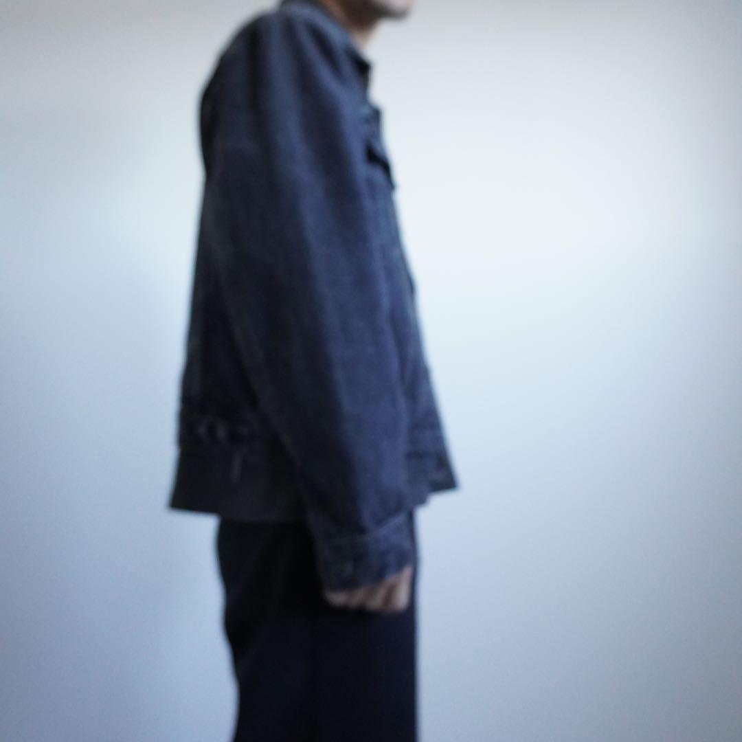 【80s】levisリーバイス 70506 デニムジャケット 先染めブラック40