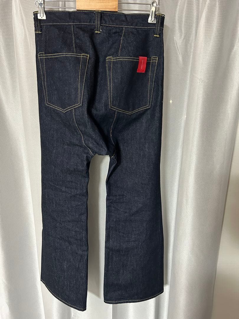 フミトガンリュウ　サルエルパンツ　デニム　フレア　サイズ1