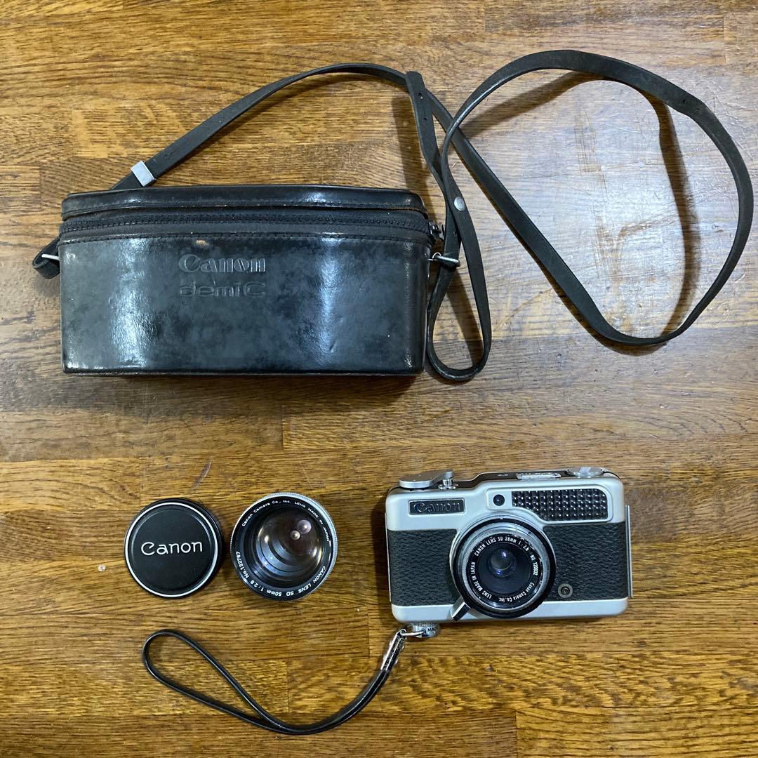 Canon demi C &SD 50mm f/2.8レンズ ケース付き