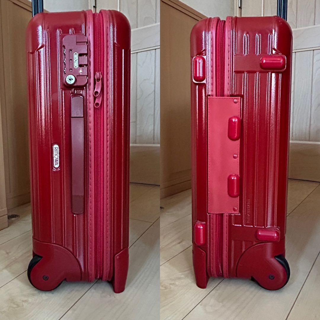 リモワ RIMOWA サルサ キャリーケース トロリー 2輪 赤 機内持込可