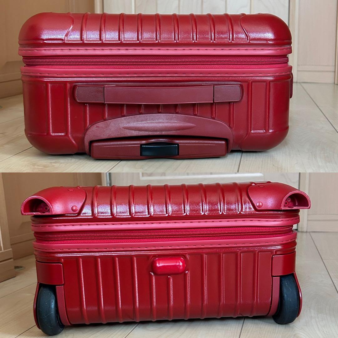 リモワ RIMOWA サルサ キャリーケース トロリー 2輪 赤 機内持込可