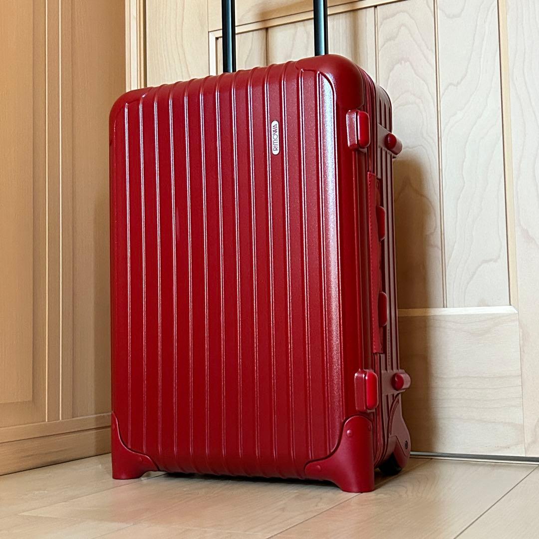 リモワ RIMOWA サルサ キャリーケース トロリー 2輪 赤 機内持込可