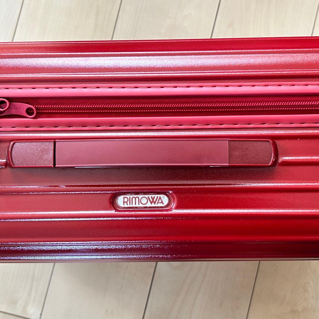 リモワ RIMOWA サルサ キャリーケース トロリー 2輪 赤 機内持込可