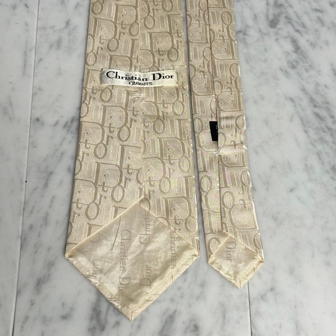 Christian Dior トロッター柄 ロゴ柄 シャンパンゴールド系