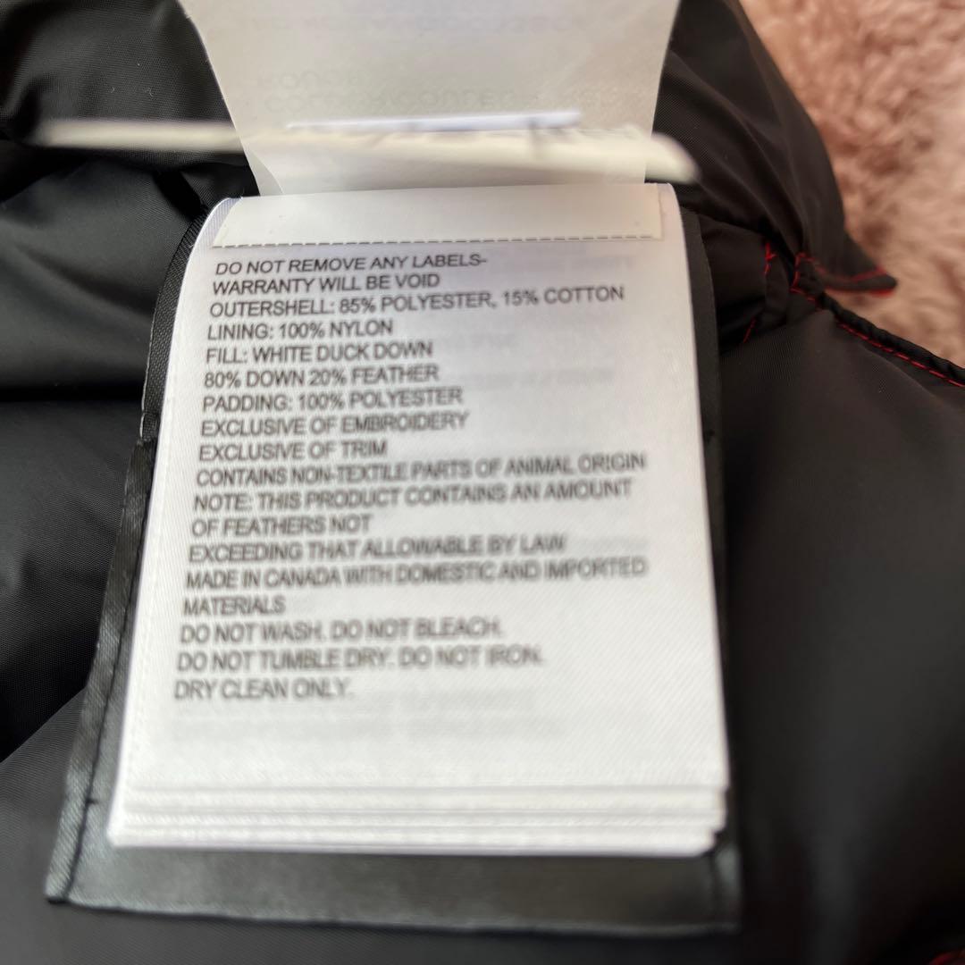 お値下げしました…カナダグース　ダウンベスト　赤