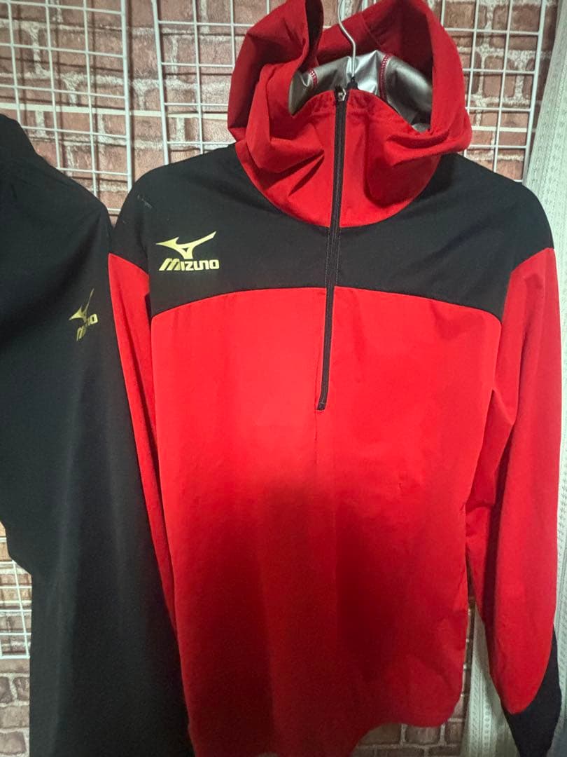 Mizuno ジャージ上下セット レッド/ブラック