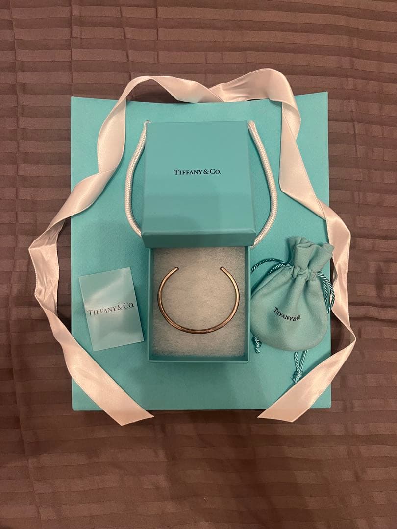 Tiffany & Co. シルバーバングル ナローカフ ティファニー1837