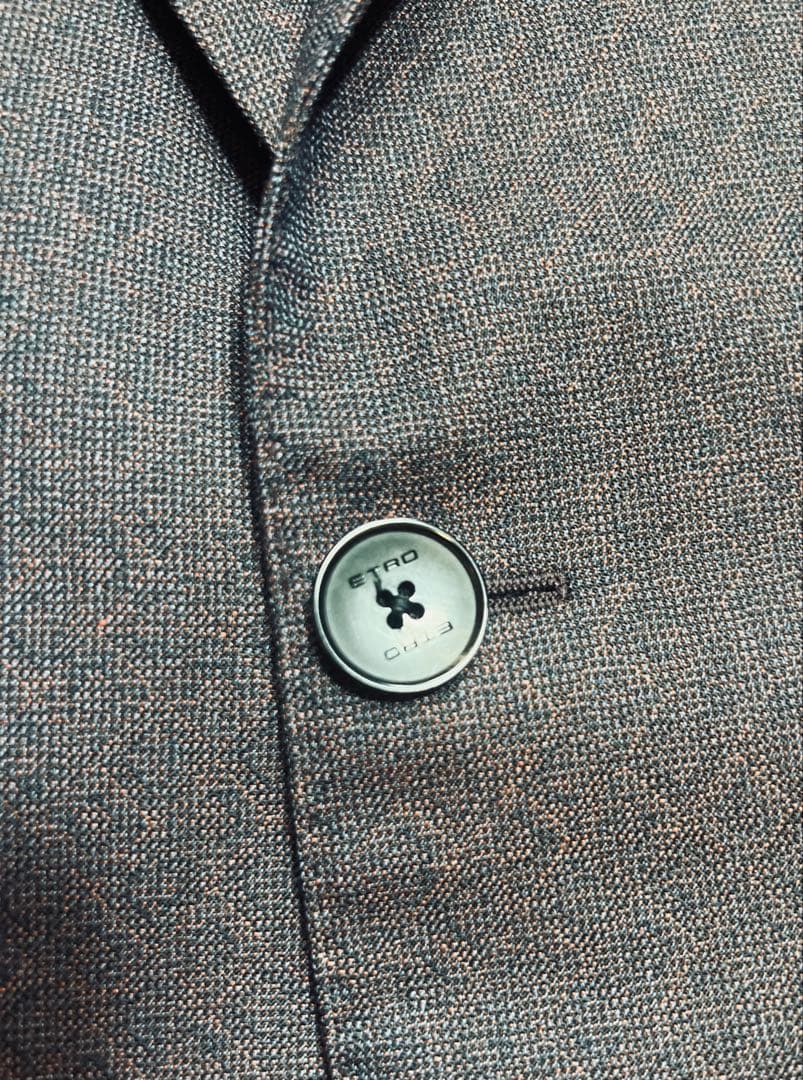 【新品未使用】ETRO 50 ペイズリー セットアップ 光沢系　29万円購入