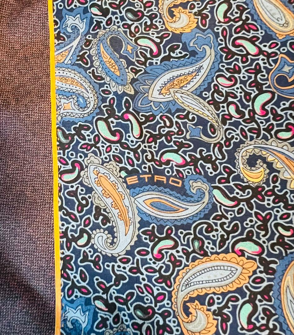 【新品未使用】ETRO 50 ペイズリー セットアップ 光沢系　29万円購入