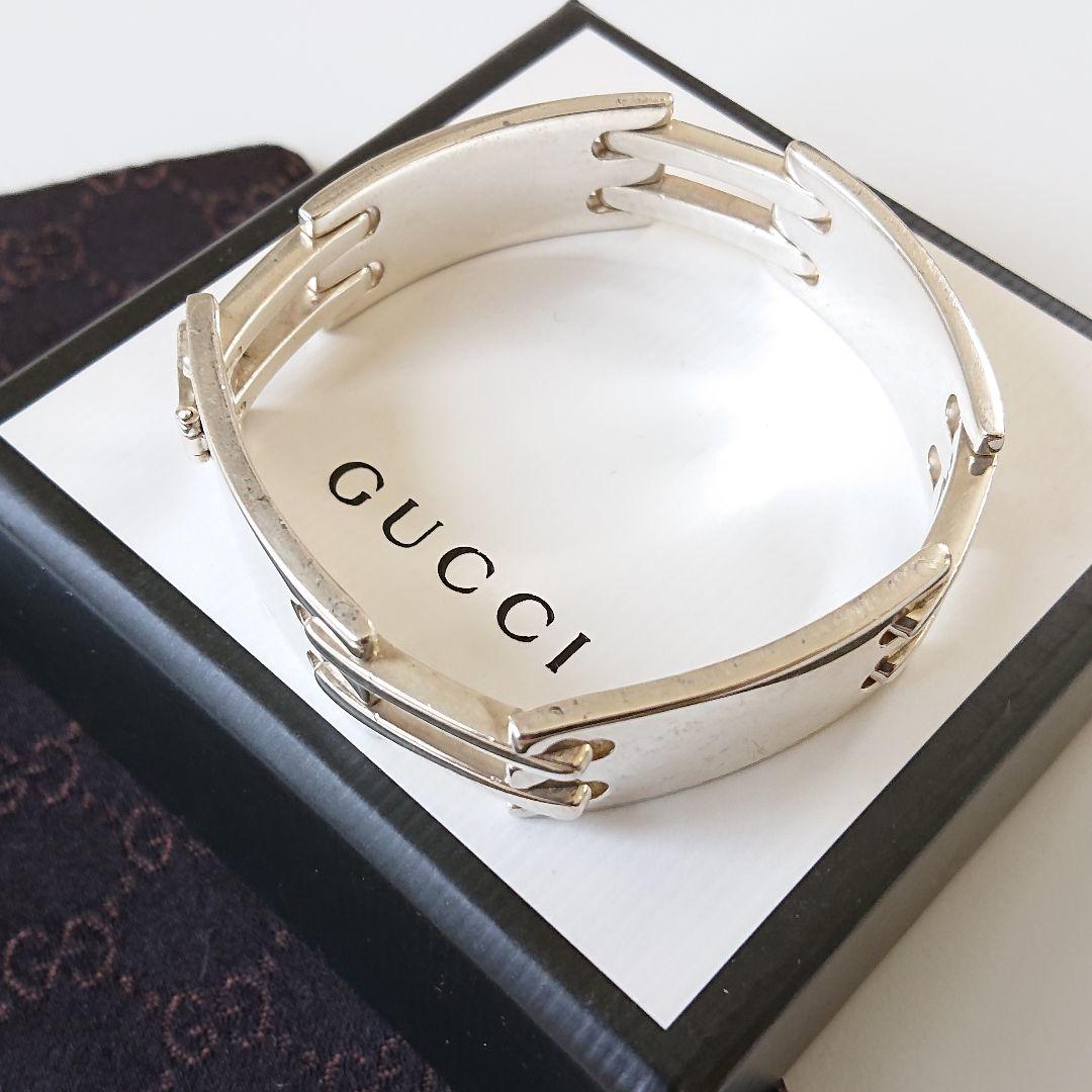 超希少！ GUCCI ゲート ブレスレット ワイド