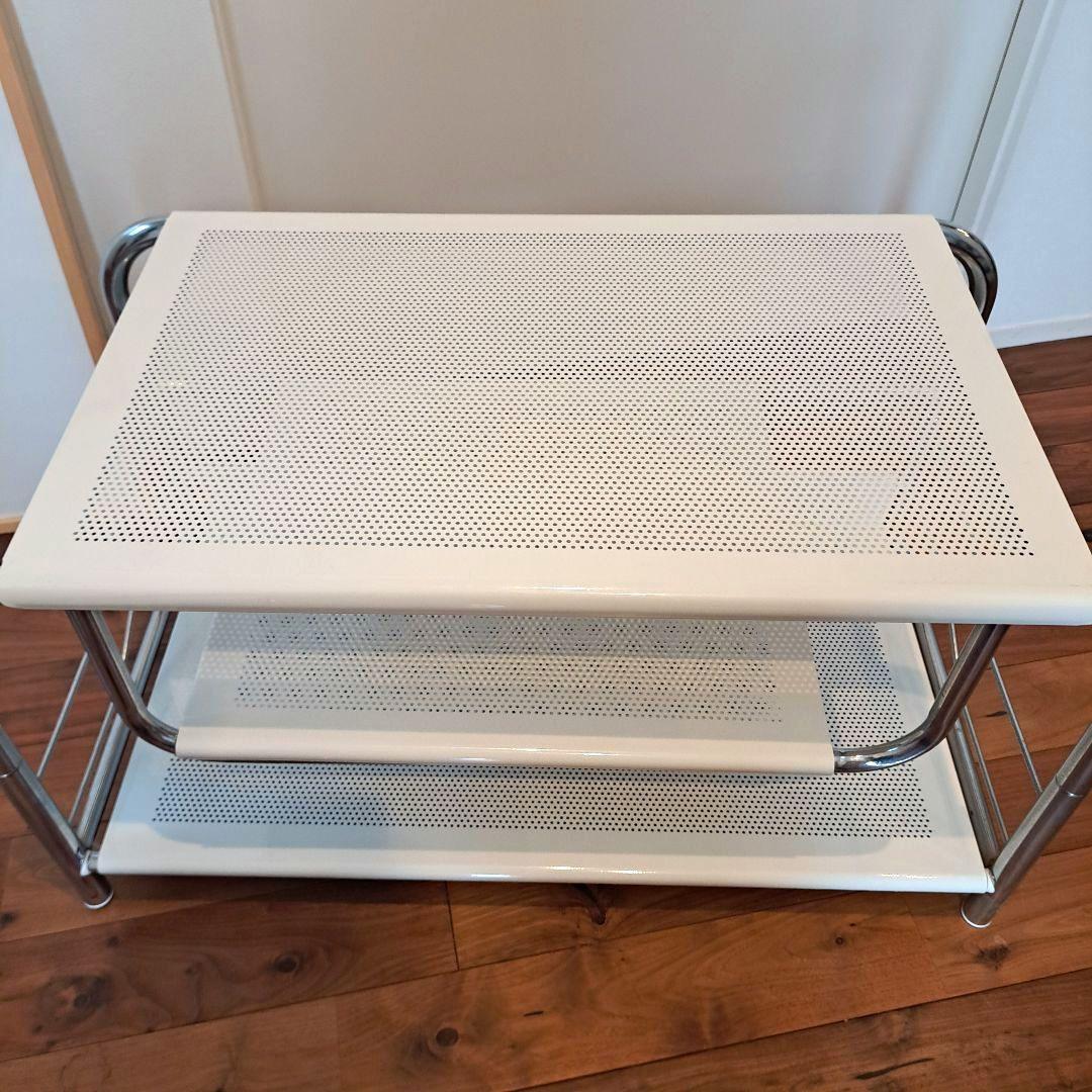 80's-90's パンチングメタル　センターテーブル TVボード ヴィンテージ