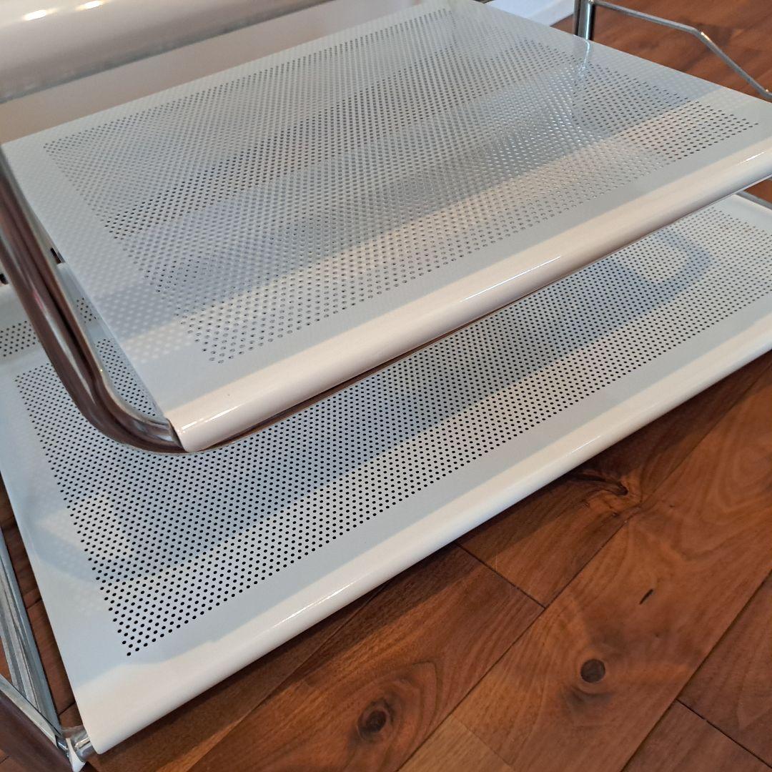 80's-90's パンチングメタル　センターテーブル TVボード ヴィンテージ