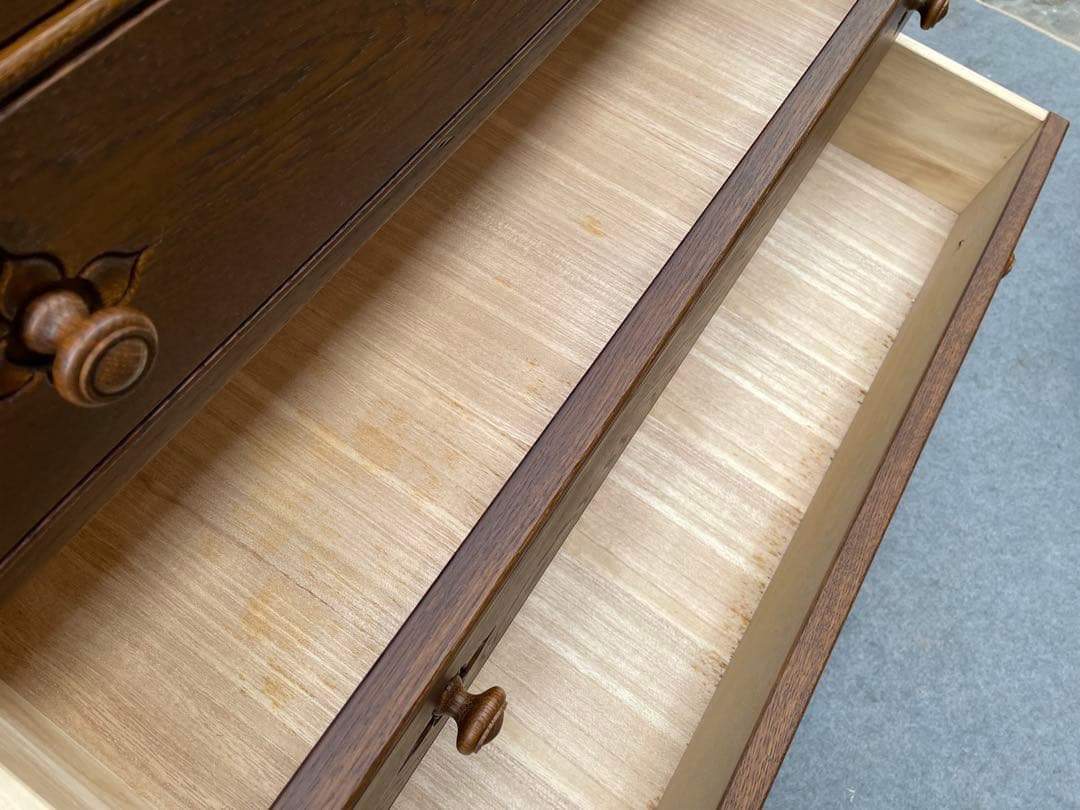 近隣配達可能　EZO家具　花柄　ハイチェスト　フラワー