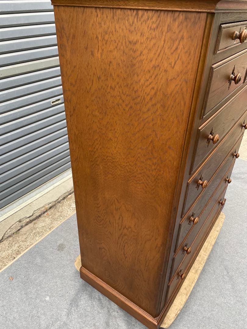 近隣配達可能　EZO家具　花柄　ハイチェスト　フラワー