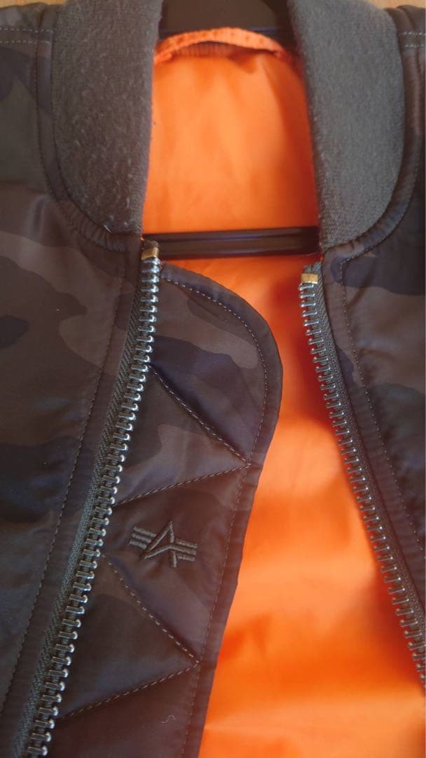 ✨アルファインダストリーズ MA-1 リバーシブル カモフラ