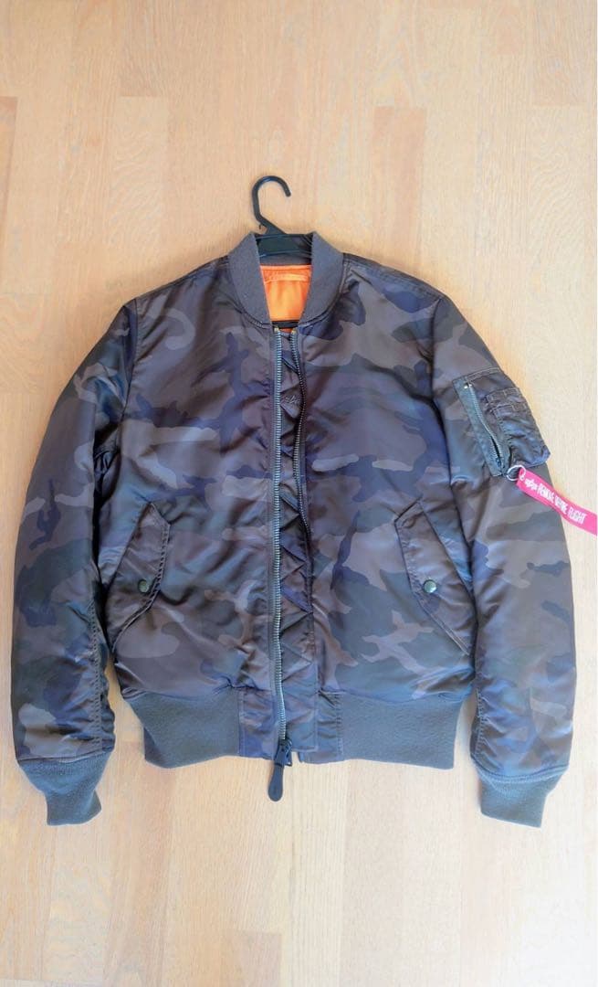 ✨アルファインダストリーズ MA-1 リバーシブル カモフラ