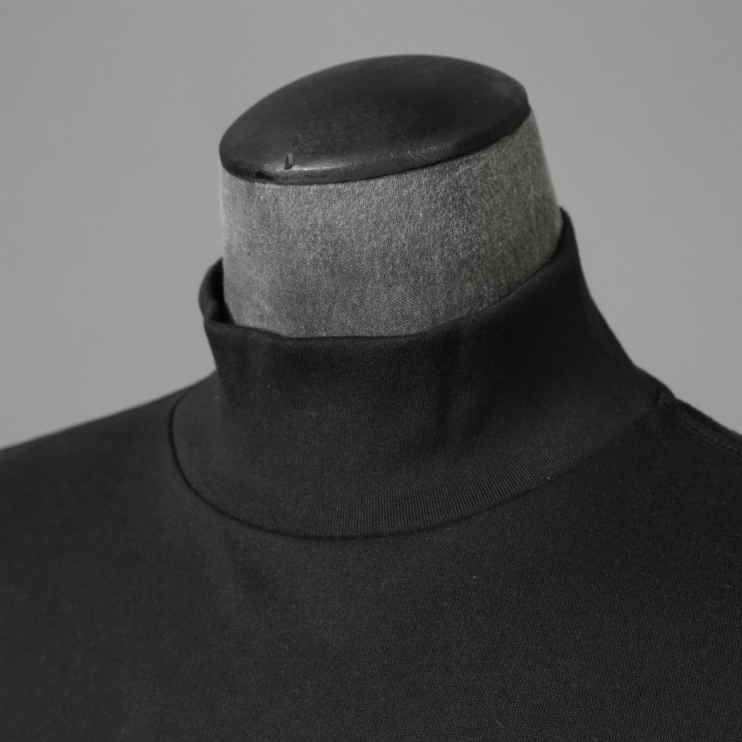 カームレンス 25AW TSHIRT004. モックネック 長袖Tシャツ
