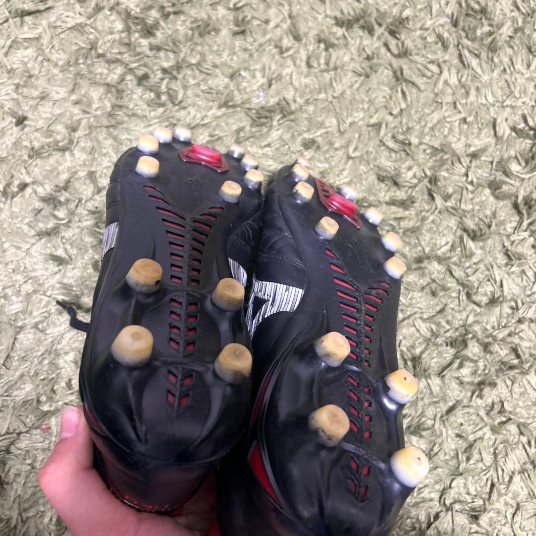 Mizuno Morelia II サッカーシューズ ブラック/レッド