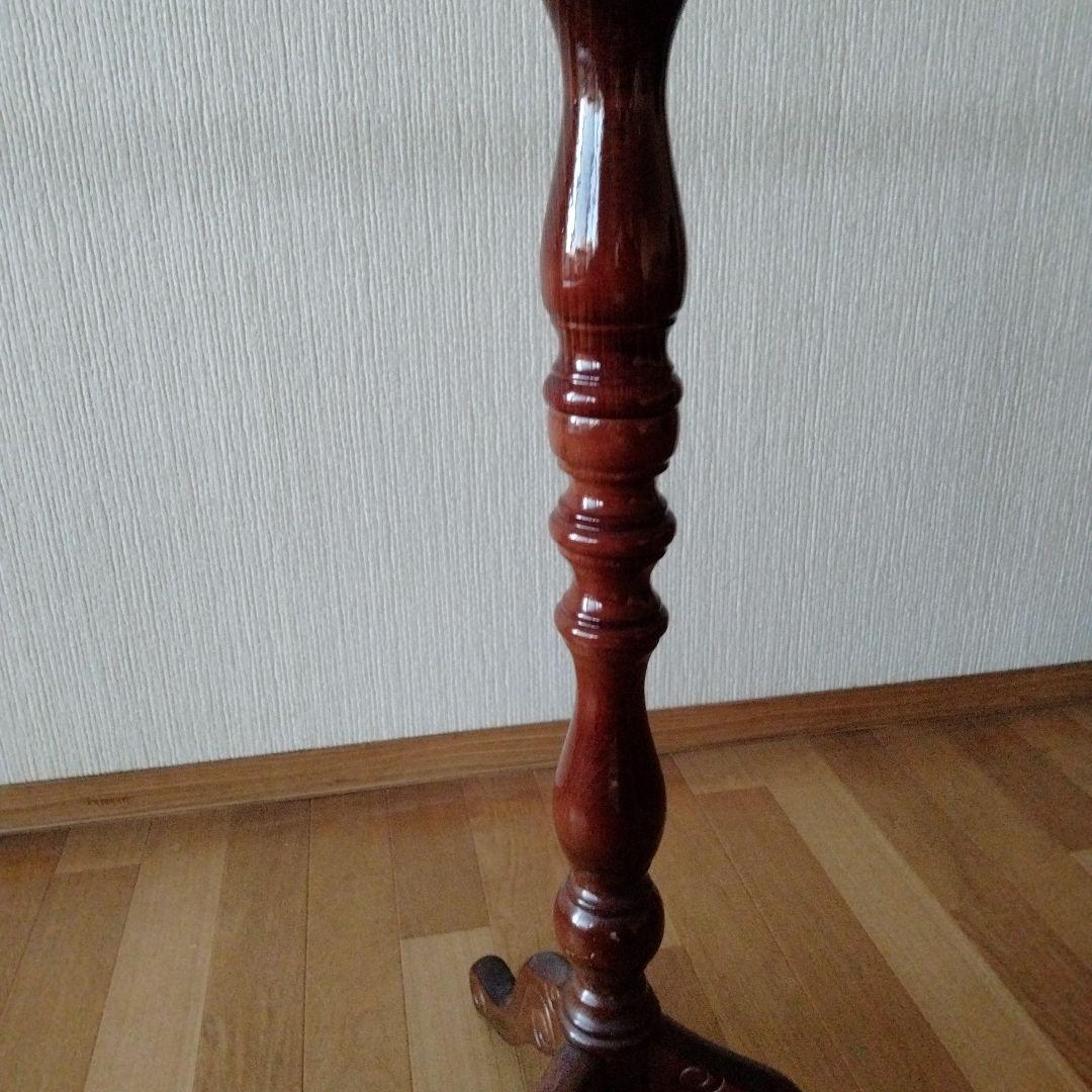 猫足サイドテーブル　ロココ調　木製テーブル　アンティーク　輸入家具　イタリア製