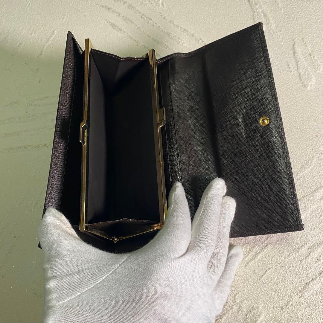 セリーヌ 二つ折り長財布 マカダム柄PVC ヴィンテージ CELINE