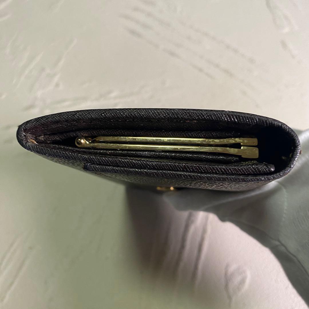 セリーヌ 二つ折り長財布 マカダム柄PVC ヴィンテージ CELINE