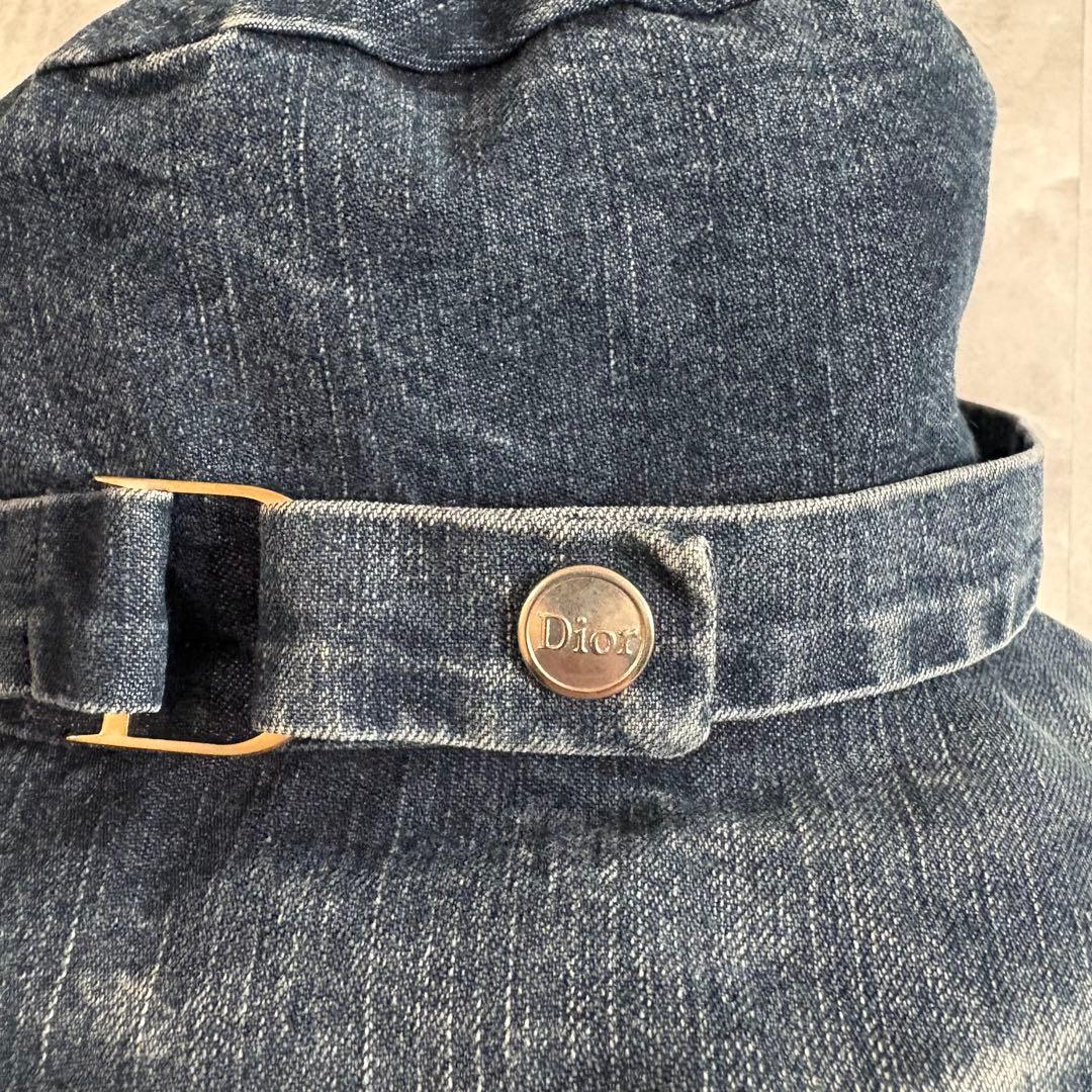 【希少❗️】Dior デニム バケットハット 54 ディオール バケハ
