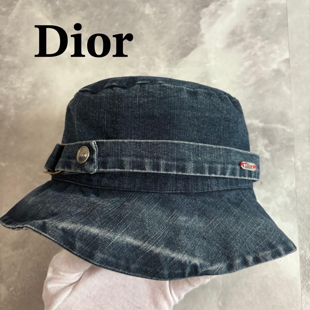 【希少❗️】Dior デニム バケットハット 54 ディオール バケハ