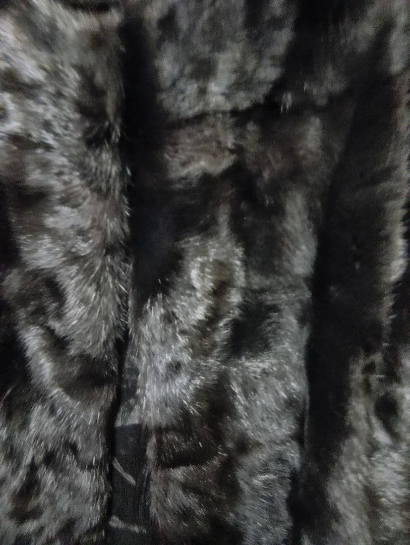 ブラックミンクファー ロングベスト