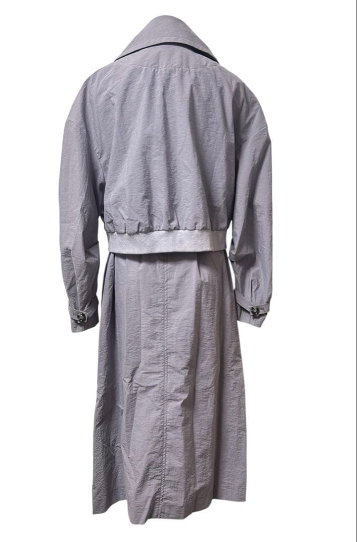 ラリアムー トレンチコート　スプリングジャケット ジレ 38/M