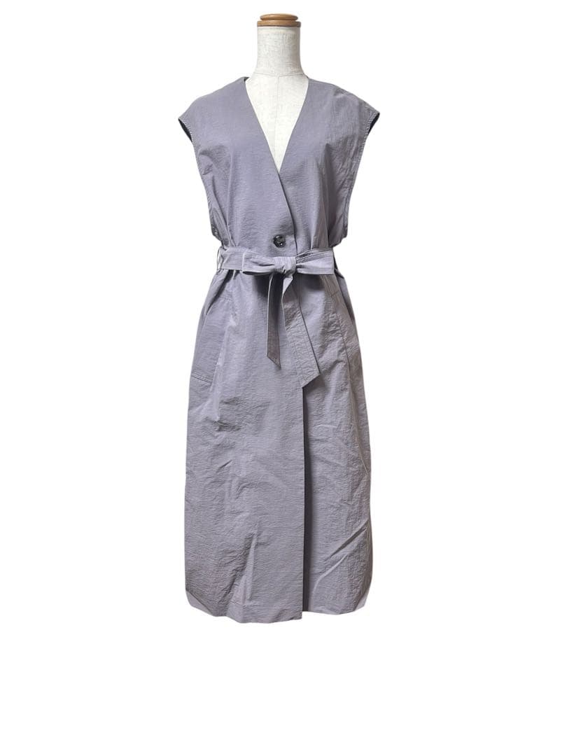 ラリアムー トレンチコート　スプリングジャケット ジレ 38/M