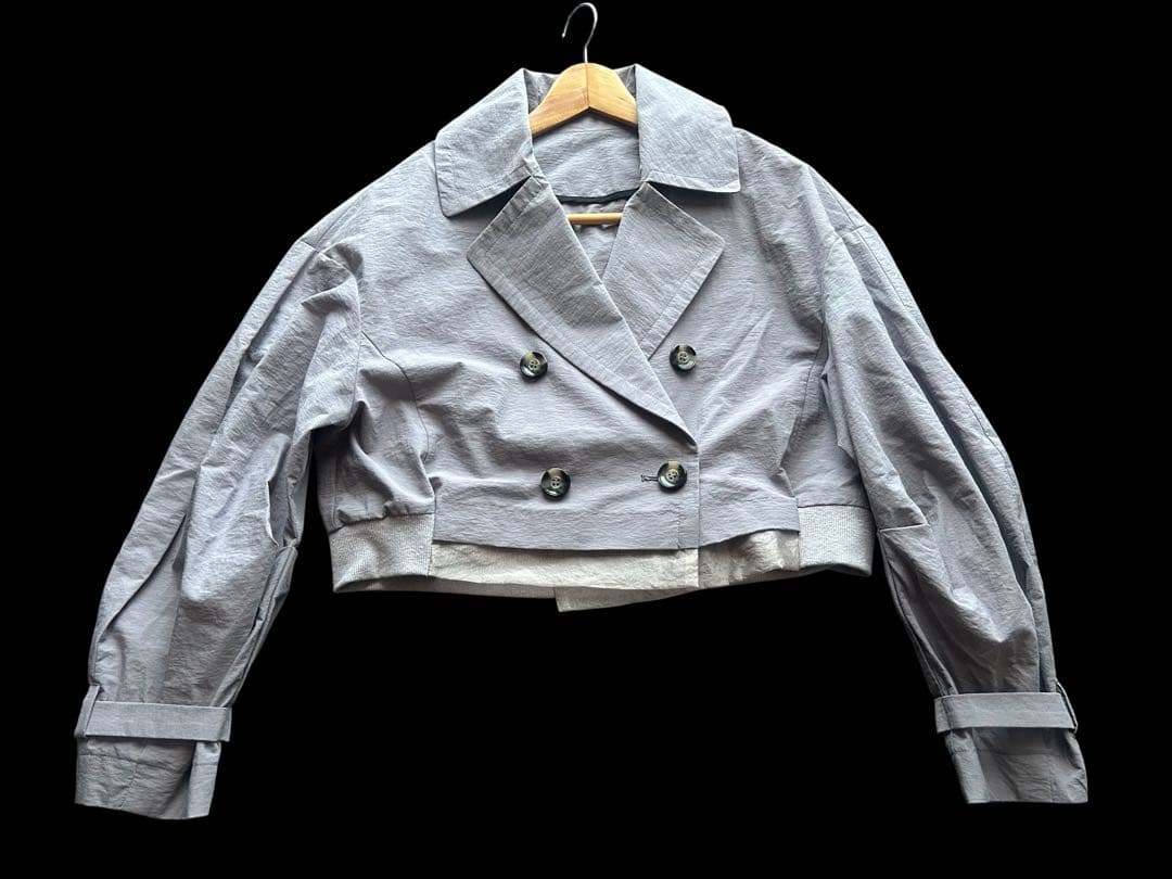 ラリアムー トレンチコート　スプリングジャケット ジレ 38/M