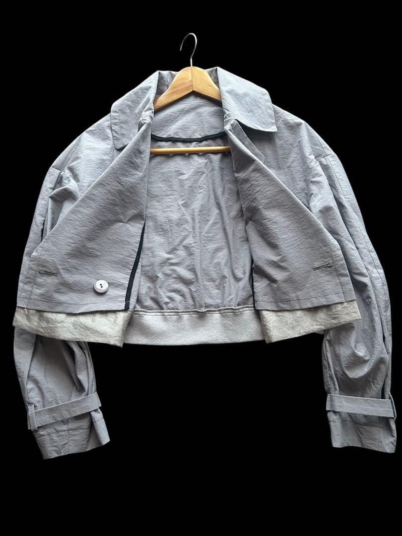 ラリアムー トレンチコート　スプリングジャケット ジレ 38/M