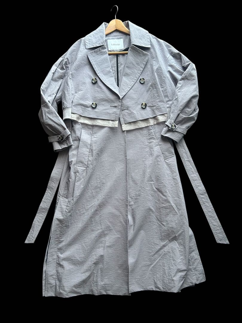 ラリアムー トレンチコート　スプリングジャケット ジレ 38/M