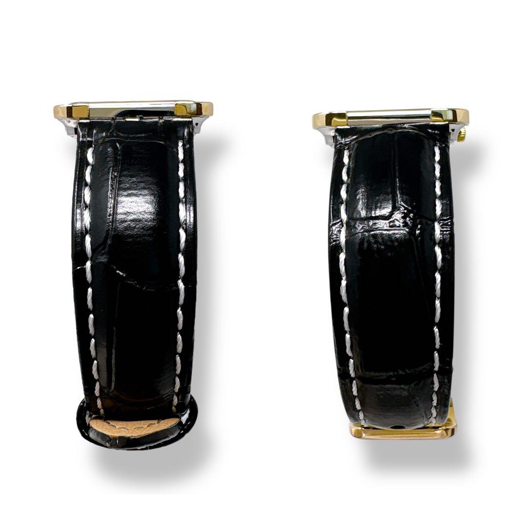 エルメス クロアジュール コンビ 革ベルト ホワイト メンズ 腕時計 ブランド