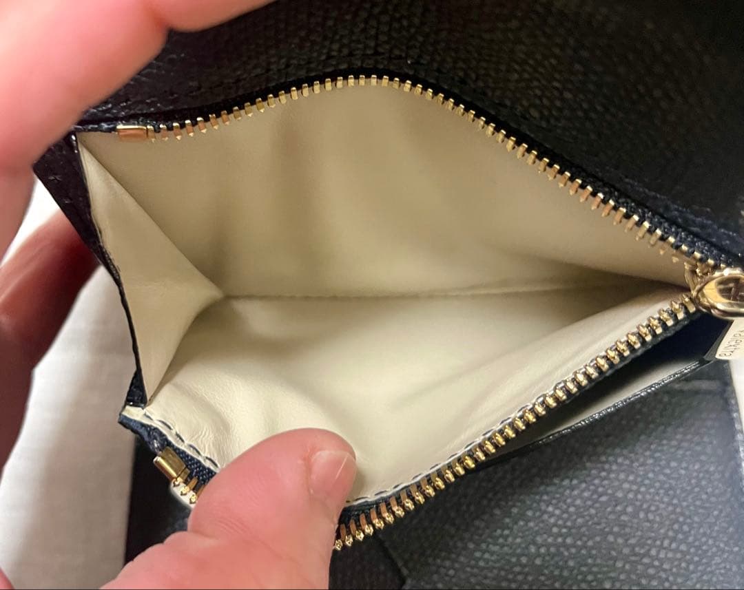 LL ヴァレクストラ イジィデ ウォレット 三つ折り ナイトブルー