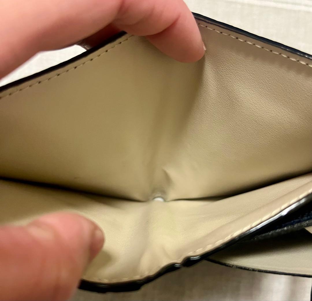 LL ヴァレクストラ イジィデ ウォレット 三つ折り ナイトブルー