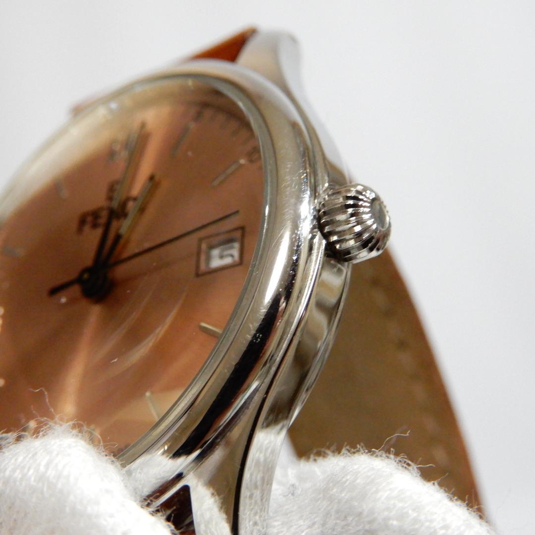 稼働良品　FENDI レディースウォッチ　レザー　210G　男女兼用　新品電池