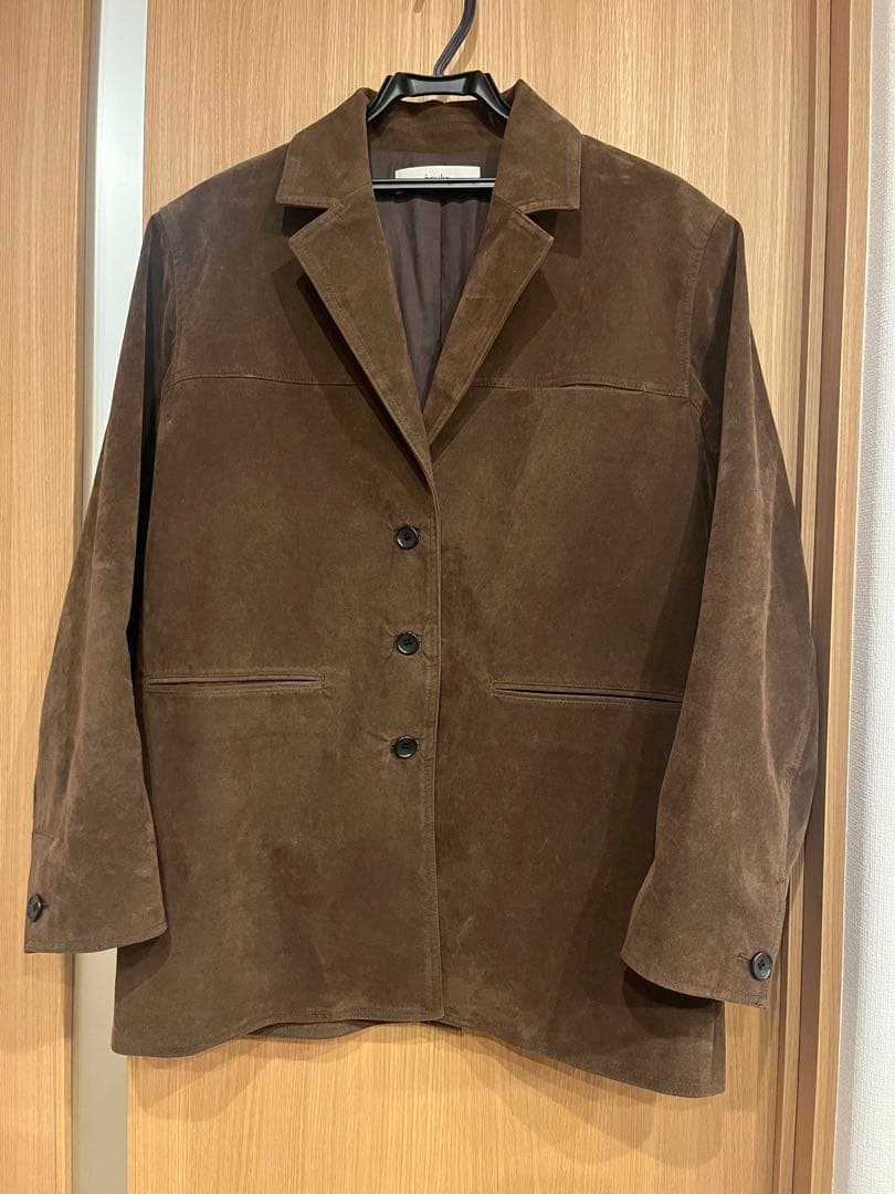 ⭐︎hawa ⭐︎anuke アンヌークEco Suede Jacket 38
