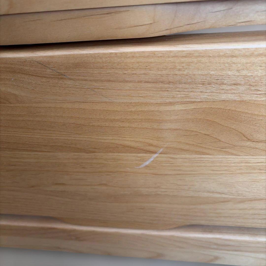 ナチュラルウッド 8引き出しチェスト