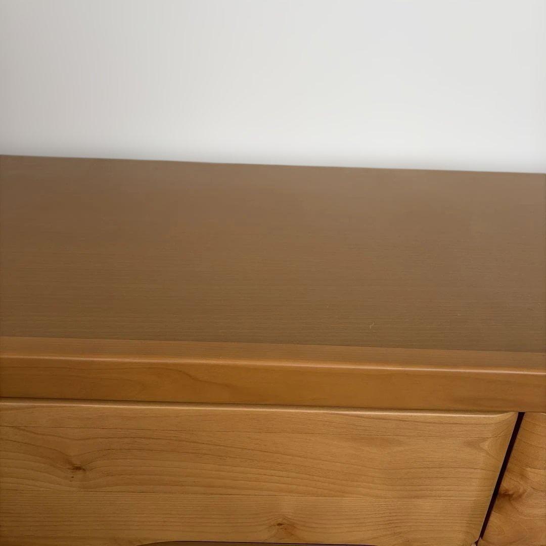 ナチュラルウッド 8引き出しチェスト