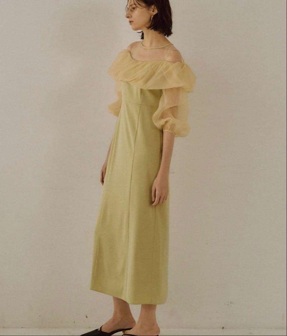 Lerure(リルアー) Off shoulder balloon dress