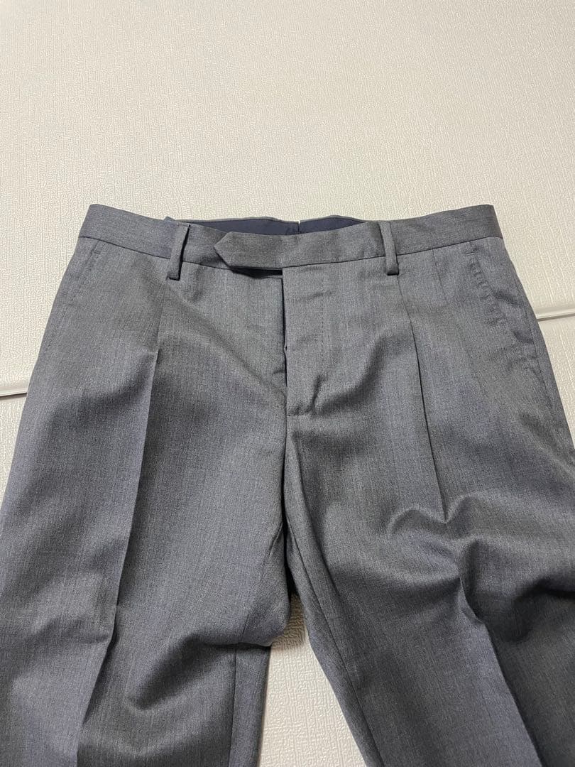 新品未使用 鎌倉シャツ スラックス イタリア製 44