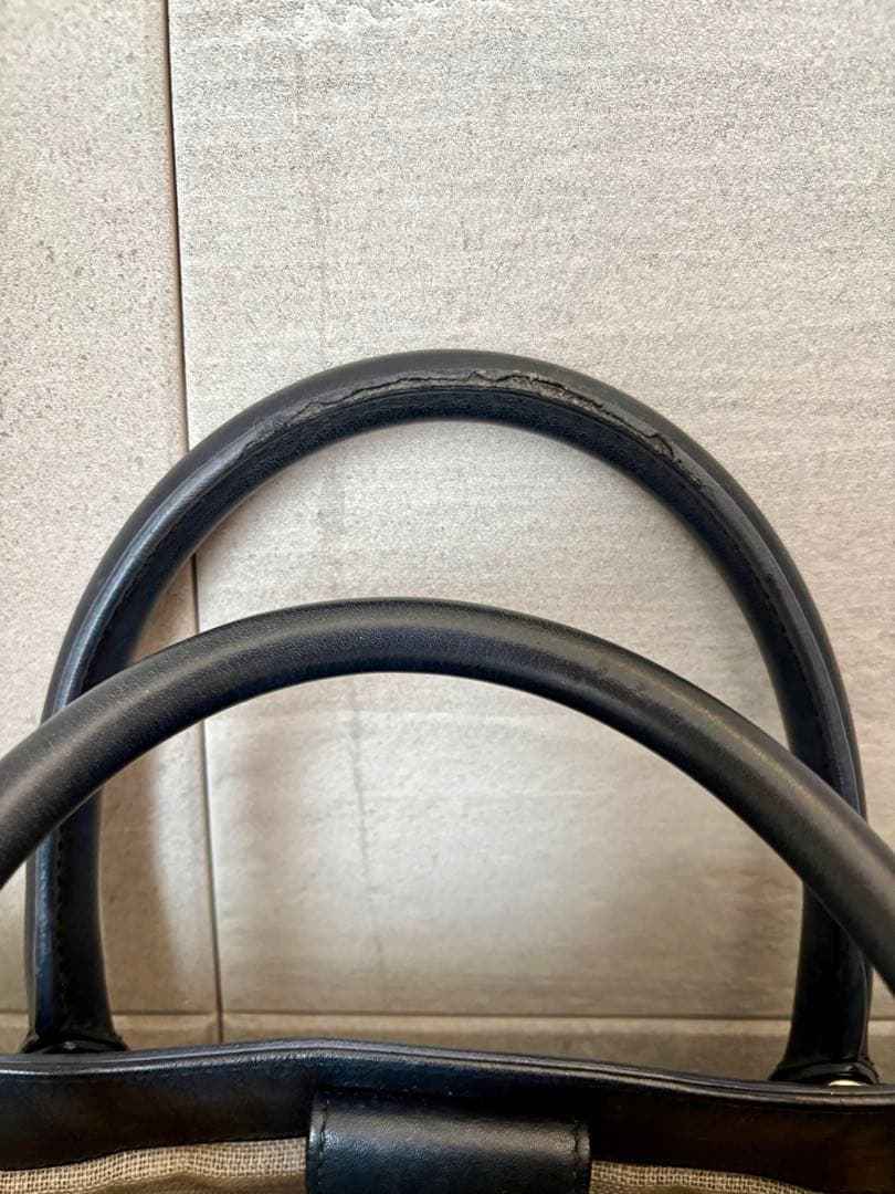 GUCCI ブラック キルティングビジネスバッグ