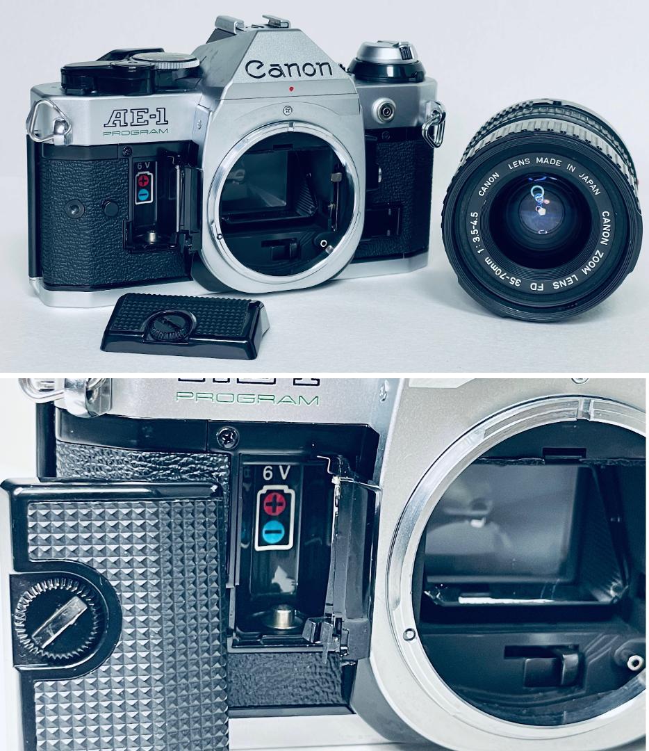美品！Canon AE-1 PROGRAM キヤノン 一眼レフカメラ 露出計OK