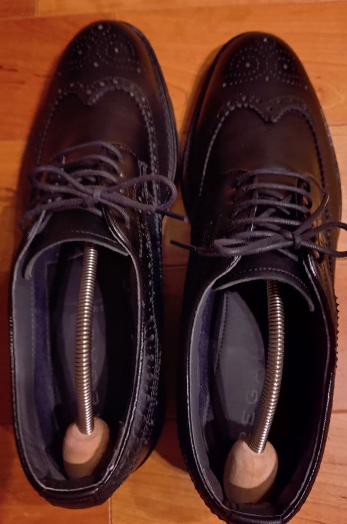 REGAL　628R　GORE-TEX　革靴　ブラック　ウィングチップ　26.5