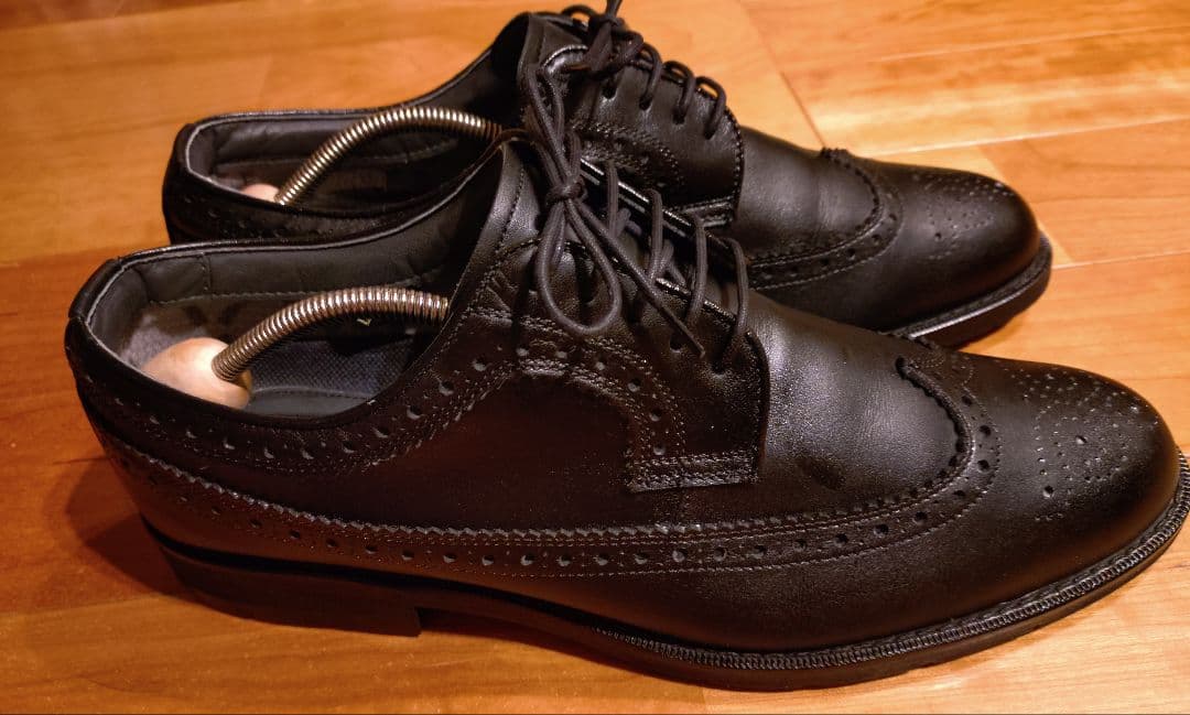 REGAL　628R　GORE-TEX　革靴　ブラック　ウィングチップ　26.5