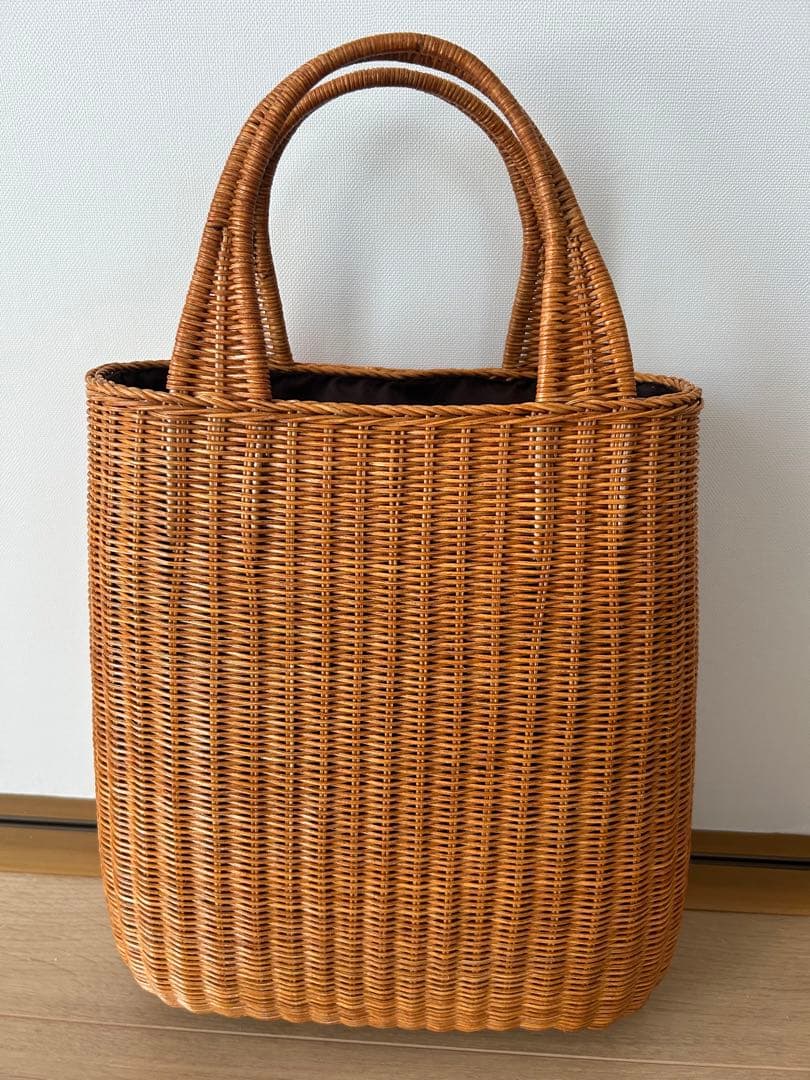 SEVENTEN ラタンマリンバッグ　カゴバッグ