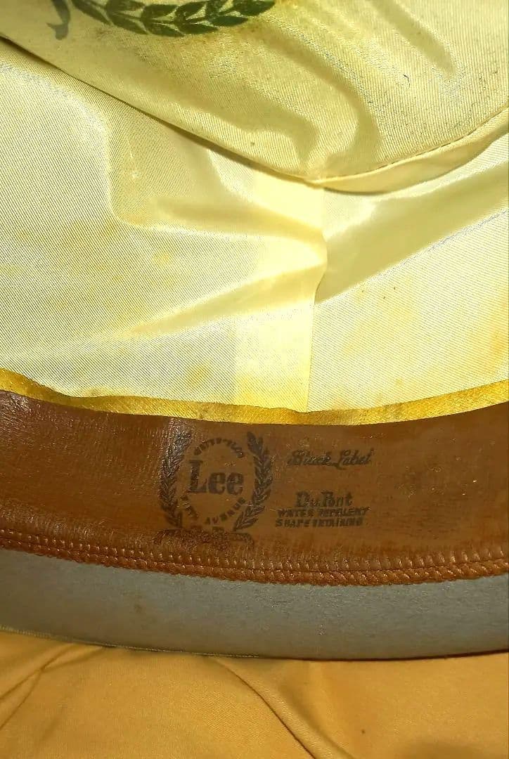 50s Lee ブラックレーベル ハット ウォーターブロック　フェルト5番街