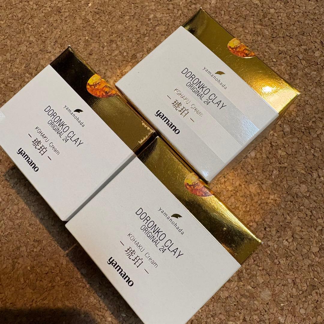 【未使用】ヤマノ肌 クレオリ 24 コハク クリーム 50g 3個セット