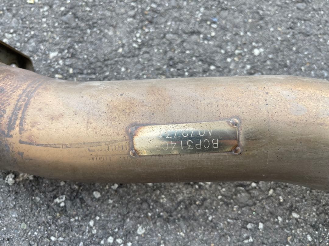 スバル　レガシィ　BP5 柿本マフラー　中間パイプ